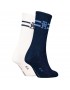 Γυναικείες Κάλτσες Tommy Hilfiger 701229864-002 TH WOMEN SOCK 2P MONOGRAM, ΜΠΛΕ-ΑΣΠΡΟ